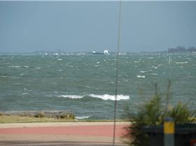 cold, windy, choppy and bown 