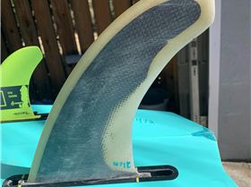 Sanded fin