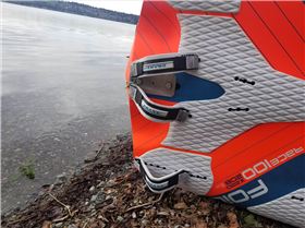 Starboard Race 100 with custom top deck foil mast plate