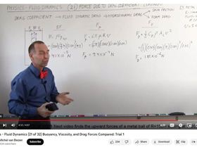 Physics - Fluid Dynamics (21 of 32) Buoyancy, Viscosity, and Drag Forces Compared: Trial 1