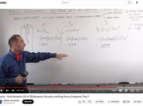 Physics - Fluid Dynamics (22 of 32) Buoyancy, Viscosity, and Drag Forces Compared: Trial 2