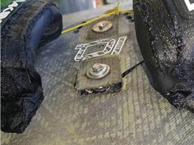 Starboard FW 167L Cracked Deck from Foil Mast