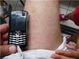 Breaking a mast and a Blackberry