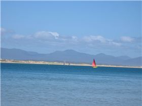 10 Trying to get back upwind off the foils