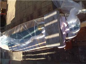 Just the bottom on and in Da Vac bag