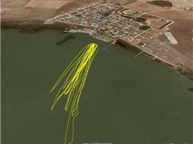 My GPS track for the 15th of November, 2008