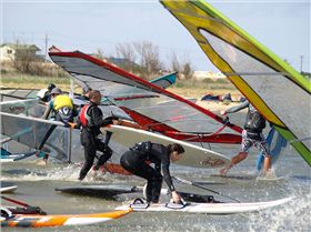 Kaos at the race start