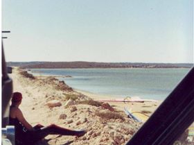 Useless Loop salt ponds - Shark Bay, WA, 1987