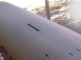 bottom and deck before glassing