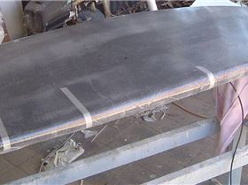 Vac bagging carbon on bottom