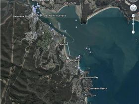 Batemans Bay from Google Earth