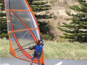 Me windsurfing on the 10th of January 2007