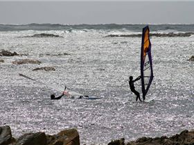 Al, Cameron and John at Marrawah on weekend gone