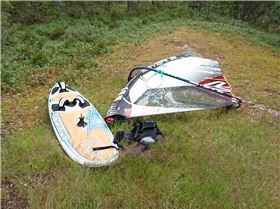 EVO 62 (-04) and redneck 3.8 sail.