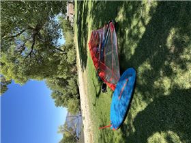 Windsurfing Washoe Lake