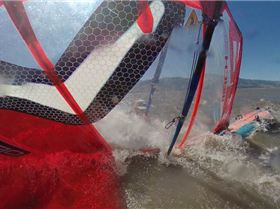 Windsurfing Washoe Lake