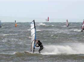 Some older pics - winter westerly.