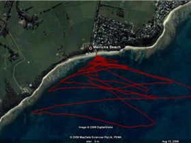 Formula tracks on Westernport Bay