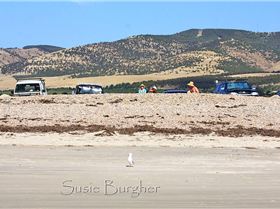 Rig up on the pebbles