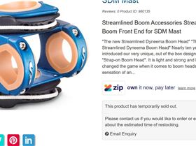 Streamline boom clamp