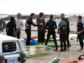 Mast stuck - turns into social event