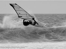 Pete Ross and Maris Naish testing the OES 2010 Twin Fin 90 and 95  at Walkers Rocks West South Austr