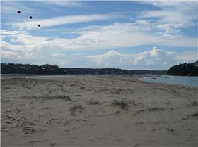 looking north up the sandspit