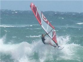 Graham Gliter and  Frank  were spotted early at the SPOT X where there the 3 of us carved it FIRST