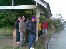 watching the rain and wind storm 26-04-09