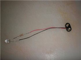 Night light before assembly