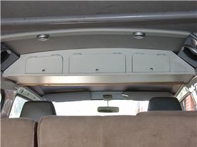 Jamie snowboard in PJ's and Petes van 020