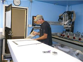 OES SR105  being CNC milled