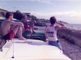 old school windsurfing photos