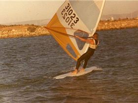 old school windsurfing photos