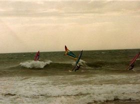 old school windsurfing photos