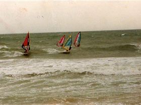 old school windsurfing photos
