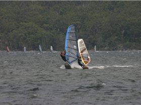 8 year old alex and dad,25 knots