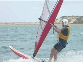 Slalom comp at river mouth