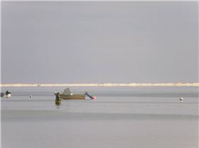 The famed sandy point speed run on a windless day