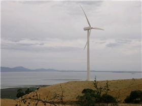 No wind day on the hills surrounding Sandy Point