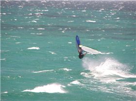 Was so windy occasionally resembling a wave event than slalom.