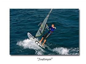 World Champion windsurfer "Justinya" training in Margaret River!