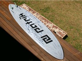 My first custom board! - Patrik Dietheim Shapes - big wave board!