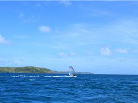 heading down the run