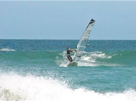 Having a ball on my SUP