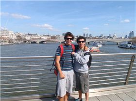 In London on one of the few heat waves!