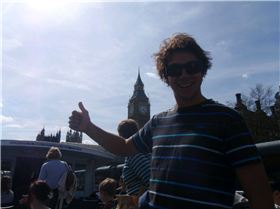 In London on one of the few heat waves!