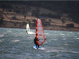 Justin - 30 knots on a start board