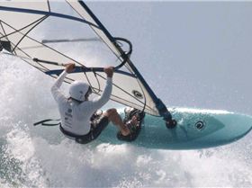 even old age pensioners can carve on an Avalon wave sail