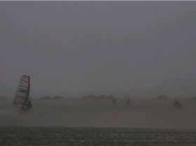 Where does the water begin, and the sand end?